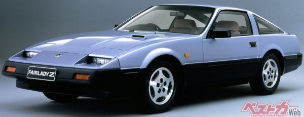 1983年にデビューした3代目(Z31型)日産「フェアレディZ」。3代目からドアミラーに変更し、突起物がなくなり、流麗なスタイリングとなった