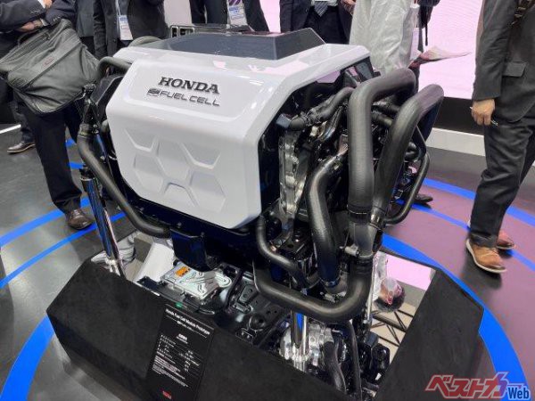 2023年にホンダが発表したFCモジュール。乗用車用をベースに開発しているものだという