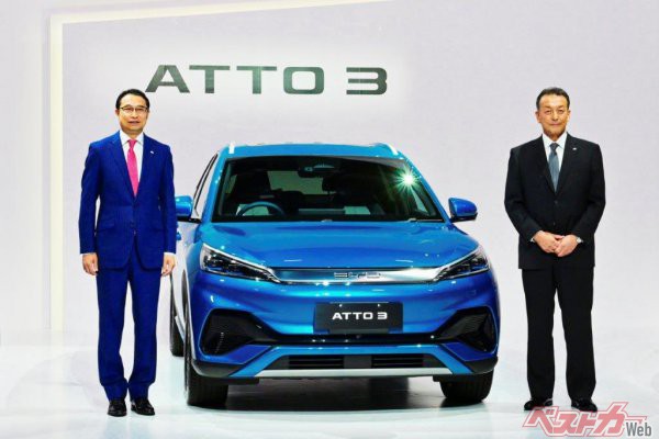 2022年7月、日本市場への参入を発表したBYD。SUVのATTO3とハッチバックのドルフィンはすでに日本で発売を開始しているのだが……