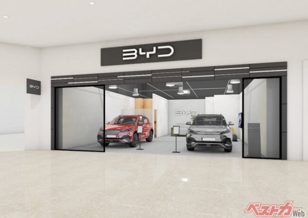 電気自動車販売台数世界No.1（※1）のBYD、九州エリア初の正規ディーラー店舗「BYD AUTO 福岡西」を2023年7月1日（土）マリノアシティ福岡にオープン