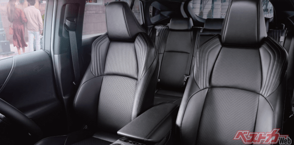 Zレザーパッケージは運転席8ウェイパワーシート＆助手席4ウェイパワーシート＆ポジションメモリー、快適温熱シート＋シートベンチレーション（運転席、助手席）が標準装備