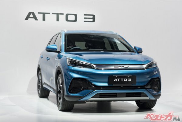 中国自動車ブランドとして初（※1）「BYD ATTO 3」が型式指定認証を取得