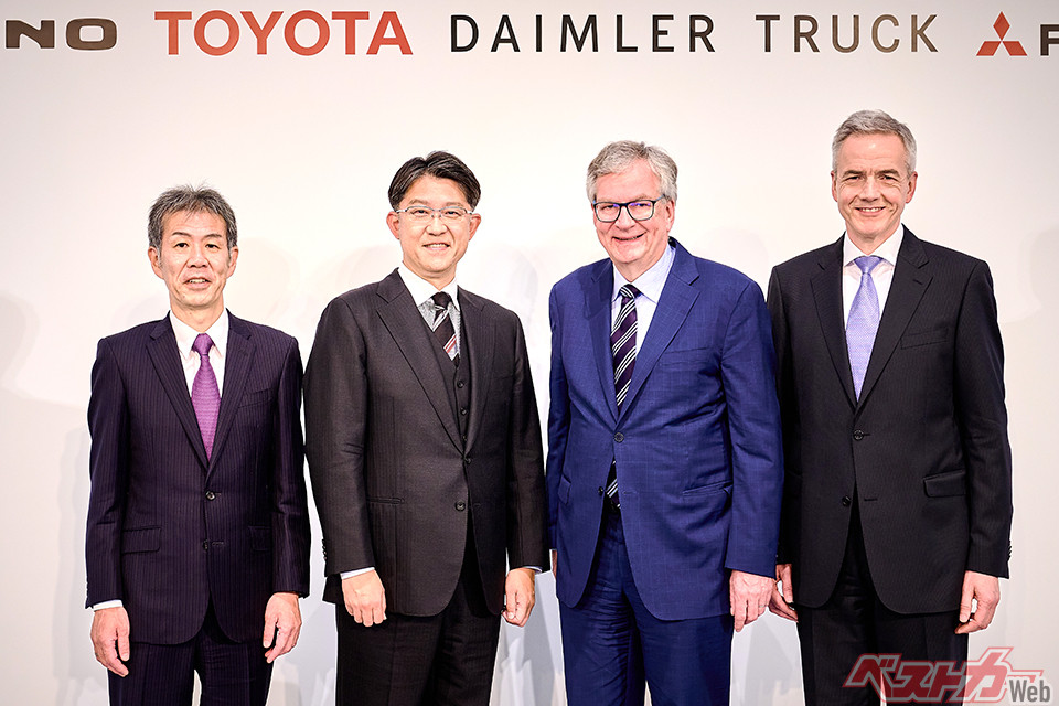 ダイムラートラックとの提携で、大型商用車用水素エネルギーの開発が進むことが期待できる