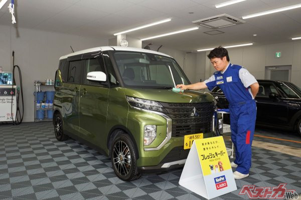 編集部保有のEKクロススペースにフレッシュキーパーを施工