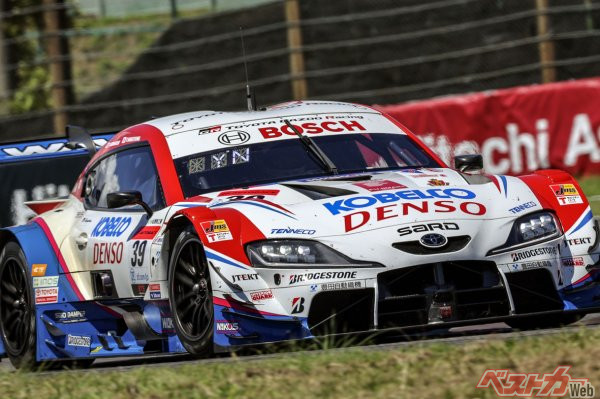 12番手のスタートながら2位になった39号車 DENSO KOBELCO SARD GR Supra