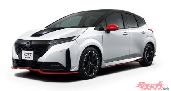 日産ノートオーラNISMO(全高4125×全幅1735×全高1505mm/車体価格:298万1000円)