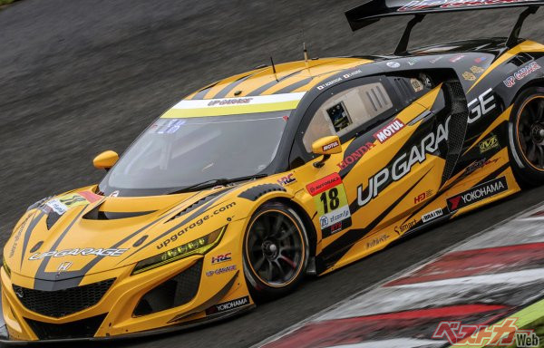 前戦鈴鹿に次いで2連勝を一度は手中にした18号車UPGARAGE NSX GT3(小林崇志/小出 峻組)だが、残念ながら失格に