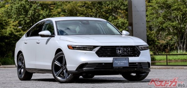 堂々としたフォルムが魅力的な新型アコード