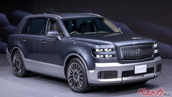 SUVのように見えるが車名はトヨタセンチュリーで、セタンタイプも継続販売