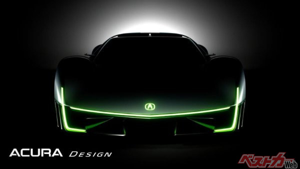 「Monterey Car Week」（モントレー・カー・ウィーク）で映像が公開された次世代ハイパフォーマンスEVのコンセプトモデル、「Acura Electric Vision Design Study」