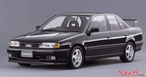 1994年の全日本GT選手権のエントリーを記念して1994年1月に発売されたプリメーラオーテックバージョン。180psのSR20DEチューンドエンジンや専用サス、グリル、スポイラー、205／50Rタイヤを装着。残念ながら中古車市場に流通なし