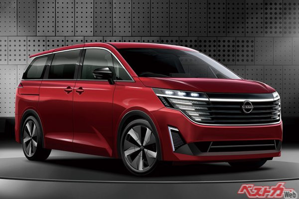 新型エルグランドは現行型の雰囲気が残るかもしれないが、もちろんライバルはアルファード/ヴェルファイア(画像はベストカー編集部制作の予想CG)