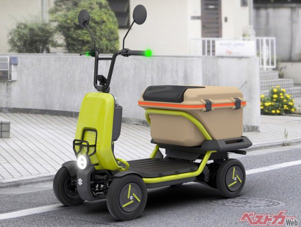 運転免許不要の特定小型原動機付自転車の枠に入るSUZU-RIDE