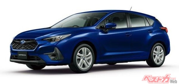 スバルインプレッサST(全長4475×全幅1780×全高1450mm/CVT/車体価格:229万9000円)