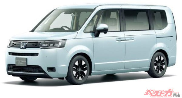 ホンダステップワゴン1.5エアー(全長4800×全幅1750×全高1840mm/CVT/車体価格:305万3600円)