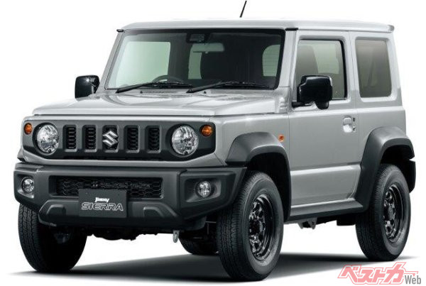 スズキジムニーシエラJL・4WD(全長3550×全幅1645×全高1730mm/車両価格:196万2400円/4速AT)