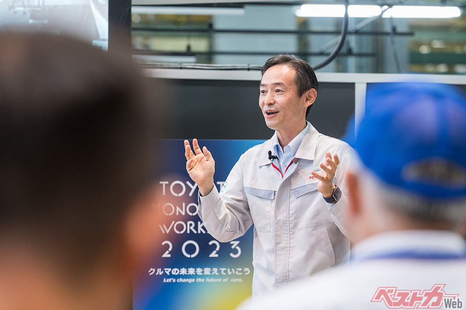 2023年4月、チーフプロダクションオフィサー(CPO)に就任した新郷和晃トヨタ執行役員