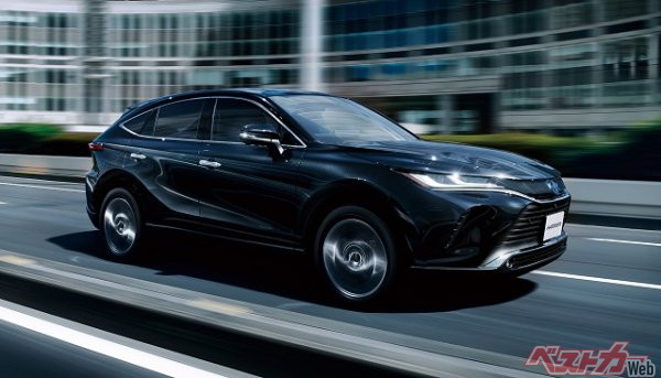 現行型ハリアー(全長4740×全幅1855×全高1660mm/車体価格299万円~504万円)