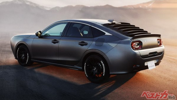 リアウィンドウのルーバーが最高の雰囲気を醸し出している