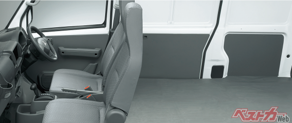 2シーター(243万1000円~)の室内