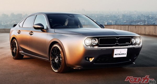 シビックをベースにネオクラシックなデザインを纏ったM55コンセプト