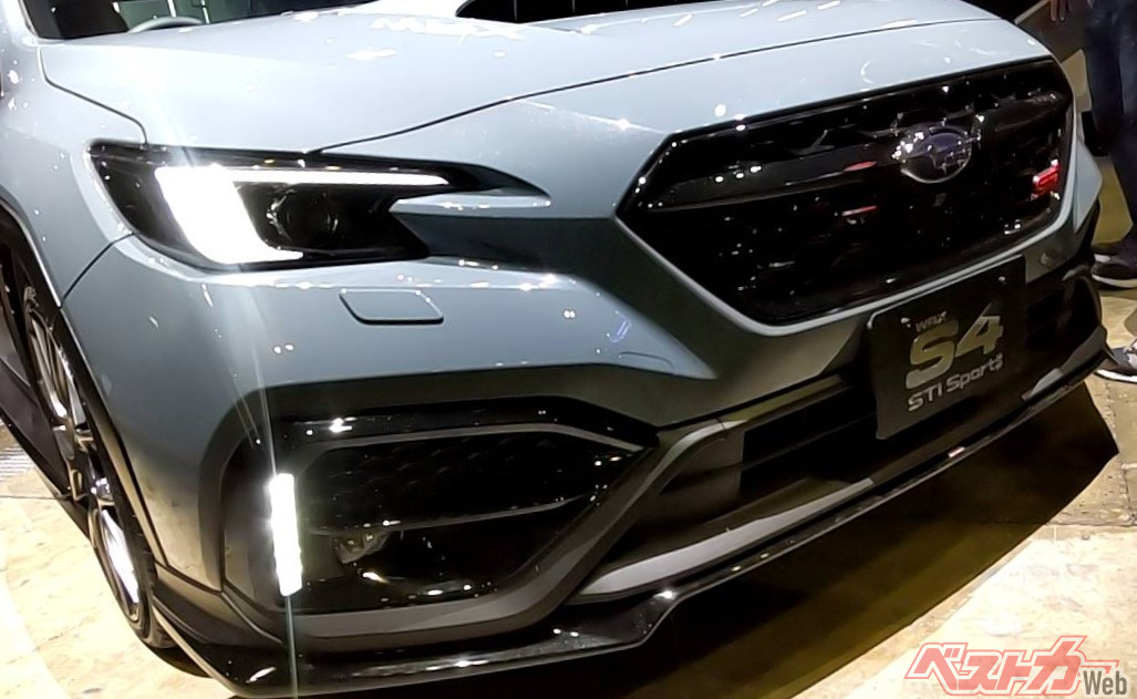 500台限定の特別仕様車「スバルWRX S4 STI Sport ♯」初お披露目