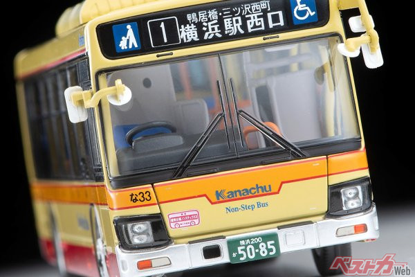 【ミニカー通販】神奈川県民にはお馴染みの存在!!　いすゞエルガの「神奈中バス」仕様が1/64スケールで登場だ!!