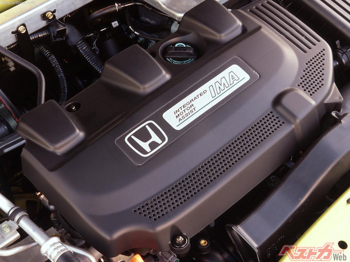 IMAは後のCR-ZやFITにつながるハイブリッド技術となった。