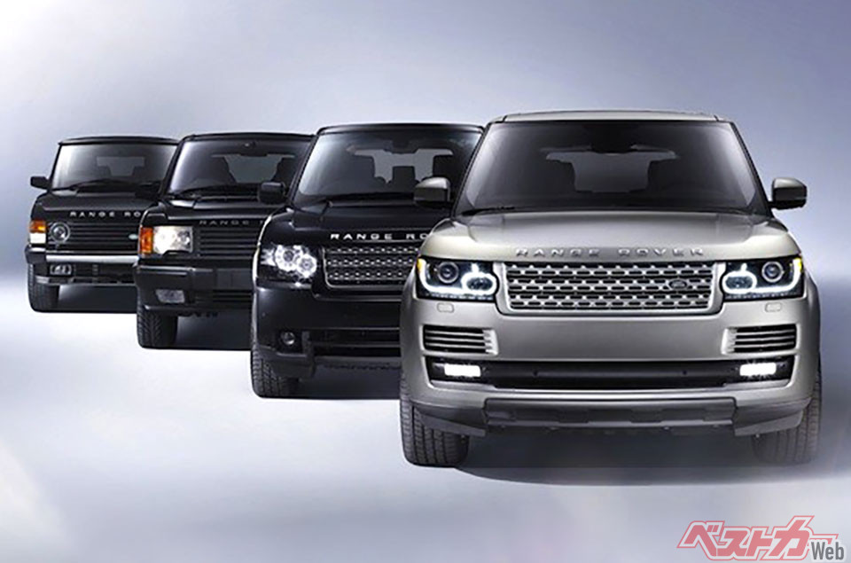【新型レンジローバー】4代目となるレンジローバーはSUVとして世界初のオールアルミ製モノコックボディを採用。エクステリア/インテリアともモダンなもので新次元のプレミアムSUVとして納得、価格は1230万円からと高価