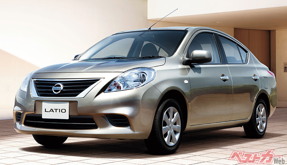 「ティーダ」の名前が消えたラティオ。中国で先行発売されており、海外ではヒット車種に