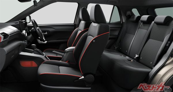 G（2WD）（内装色 ： ブラック）＜オプション装着車＞（2019年11月5日発売開始時の公式画像）