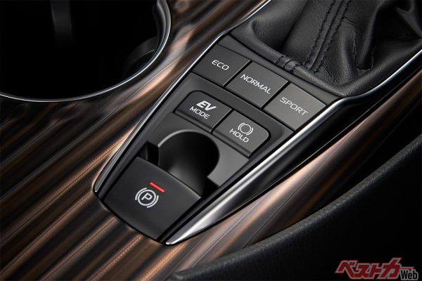 電動パーキングブレーキ&ブレーキホールド(2017年7月発売開始時の公式画像)