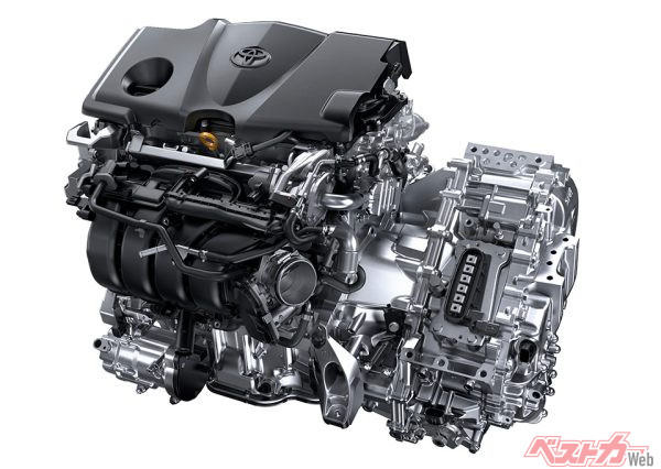 2.5L A25A-FXSエンジン+モーター(2017年7月発売開始時の公式画像)