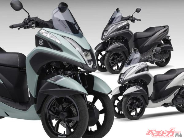 新車】爽やかなグリーンが登場！「トリシティ155」「トリシティ