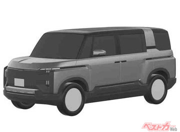 日本の特許庁に意匠登録されたトヨタ車体のクロスバンギアコンセプトと思われるデザイン