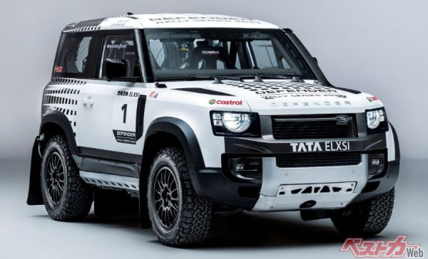 ひゅ～!! これが「2024 Defender Rally Series UK」で激走するラリー仕様の90。マッチョさがありんすね！