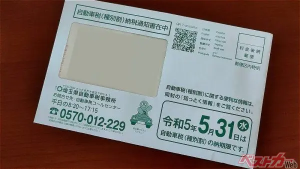 ゴールデンウィークが終わると自動車税が来る！　いつまでに払うの？　払わないとどうなるの？