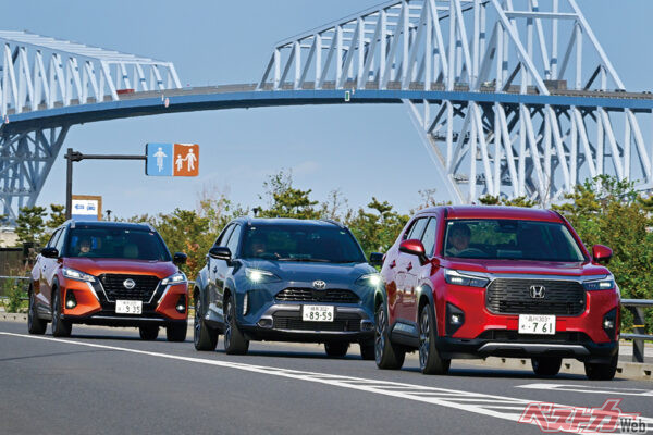 三車三様の個性があって面白い。ライフスタイルによって適する一台も変わる