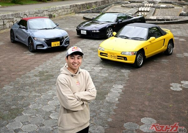 弱冠22歳で世界トップランクのスピードを持つ期待のサムライ、岩佐歩夢選手がホンダのミドシップスポーツを堪能す!