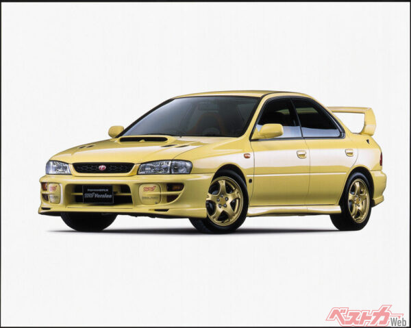 1999年に登場した初代GC8型インプレッサWRX STiバージョンVI