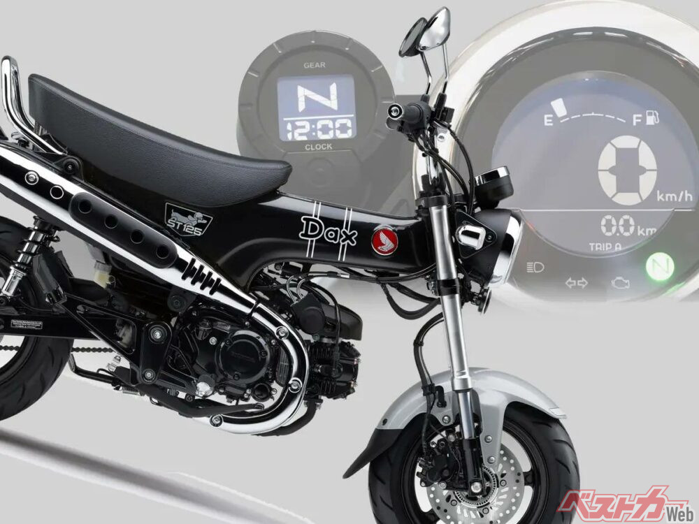 新車】シフトインジケーター新登場！「ダックス125」カラーチェンジして8/22発売 価格は1万1000円アップ - 自動車情報誌「ベストカー」