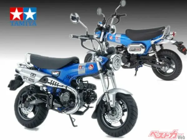 ダックス125 プラモ　完成品 タミヤ 1/12 オートバイ No.142 Honda ダックス125 タミヤ