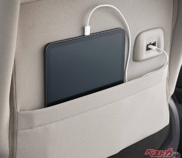 収納イメージ（2022年11月 フルモデルチェンジ発表時の公式画像より）