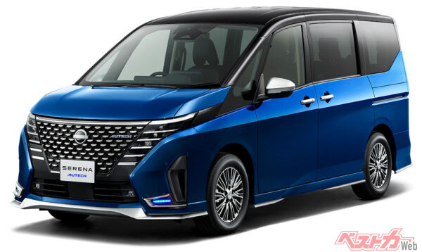 新型セレナ_AUTECH（2022年11月 フルモデルチェンジ発表時の公式画像より）