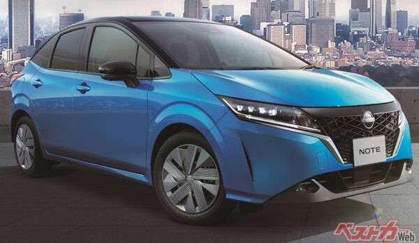 日産 新型「ノート」イメージ2（2020年11月 発売開始発表時の公式画像より）