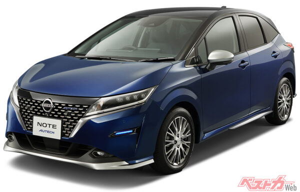 日産 ノート AUTECH（2020年11月 発売開始発表時の公式画像より）