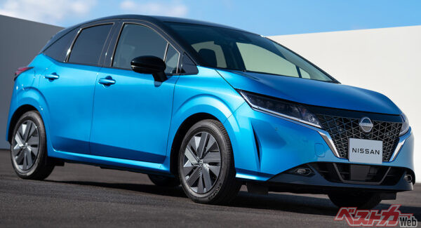 日産 新型ノートデザイン エクステリア（2020年11月 発売開始発表時の公式画像より）