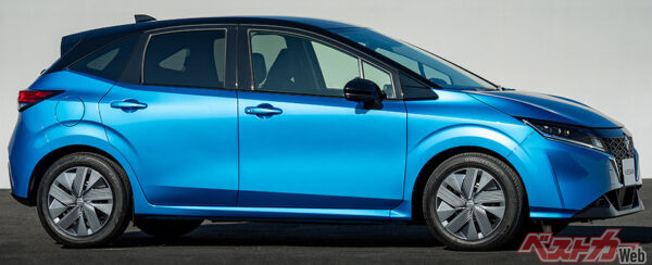 日産 新型ノートデザイン エクステリア（2020年11月 発売開始発表時の公式画像より）