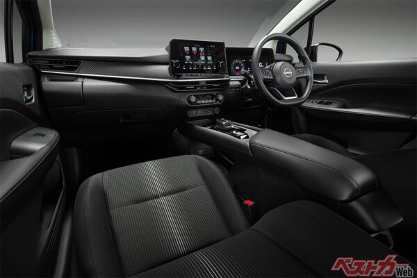 日産 新型ノートデザイン インテリア（2020年11月 発売開始発表時の公式画像より）