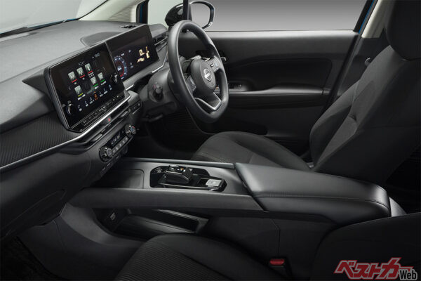 日産 新型ノートデザイン インテリア（2020年11月 発売開始発表時の公式画像より）